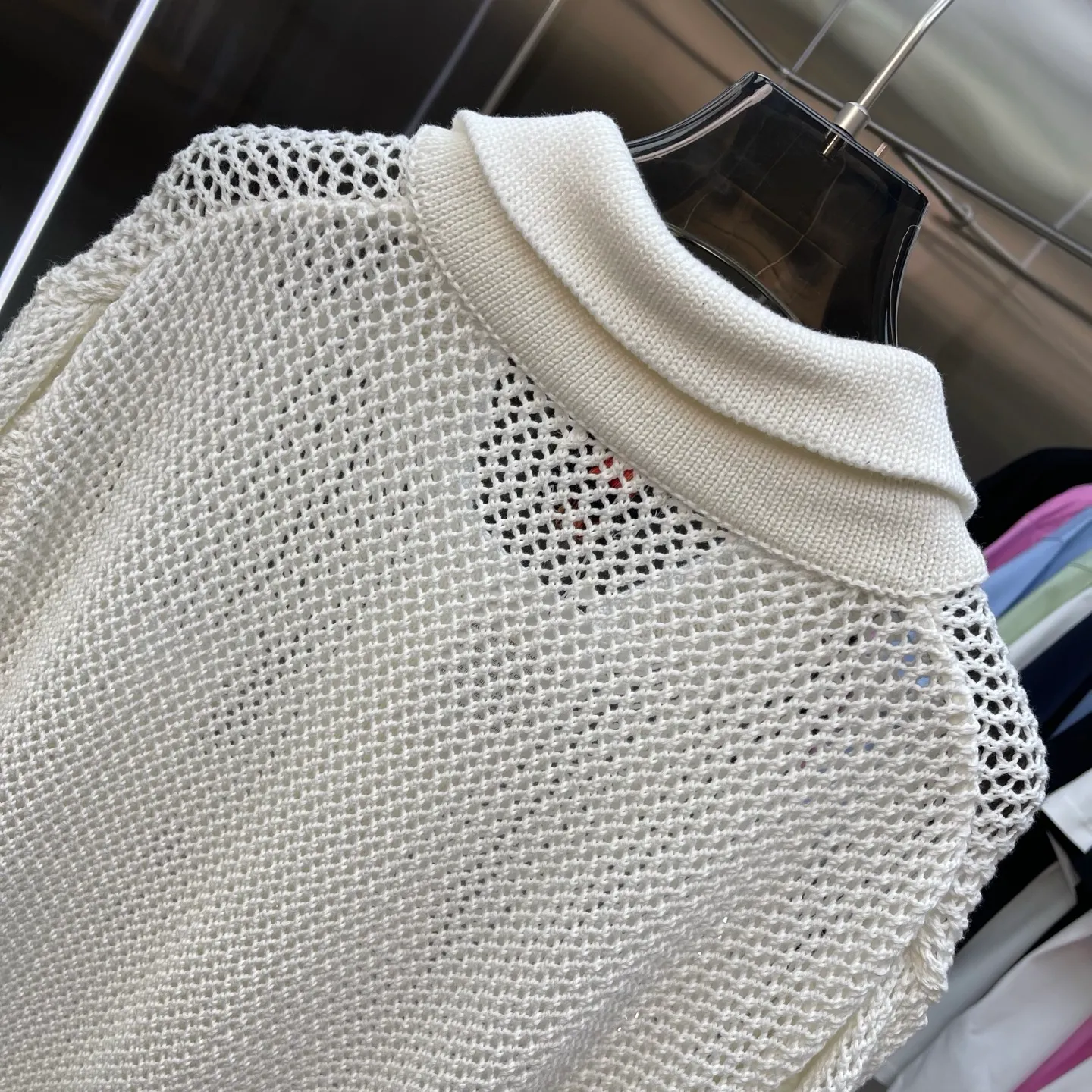 CASABLANCA Casablanca sweater suit Original development, comfortable upper body, imported equipment, original high-density embroidered seal, two-color splicing, hand-sewn cuffs + hem, OEM by domestic first-line brand Factory, impeccable workmanship Sizes: S M L XL